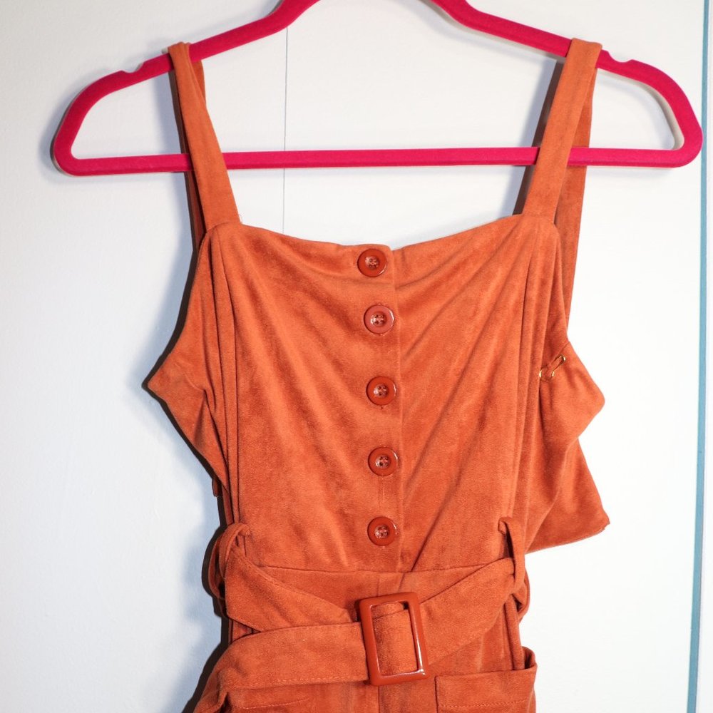 Forever 21 Suede Romper
